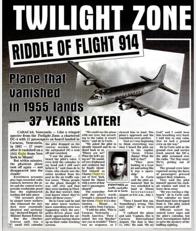 Bí ẩn chuyến bay cất cánh năm 1955, 37 năm sau mới hạ cánh - Ảnh 9.