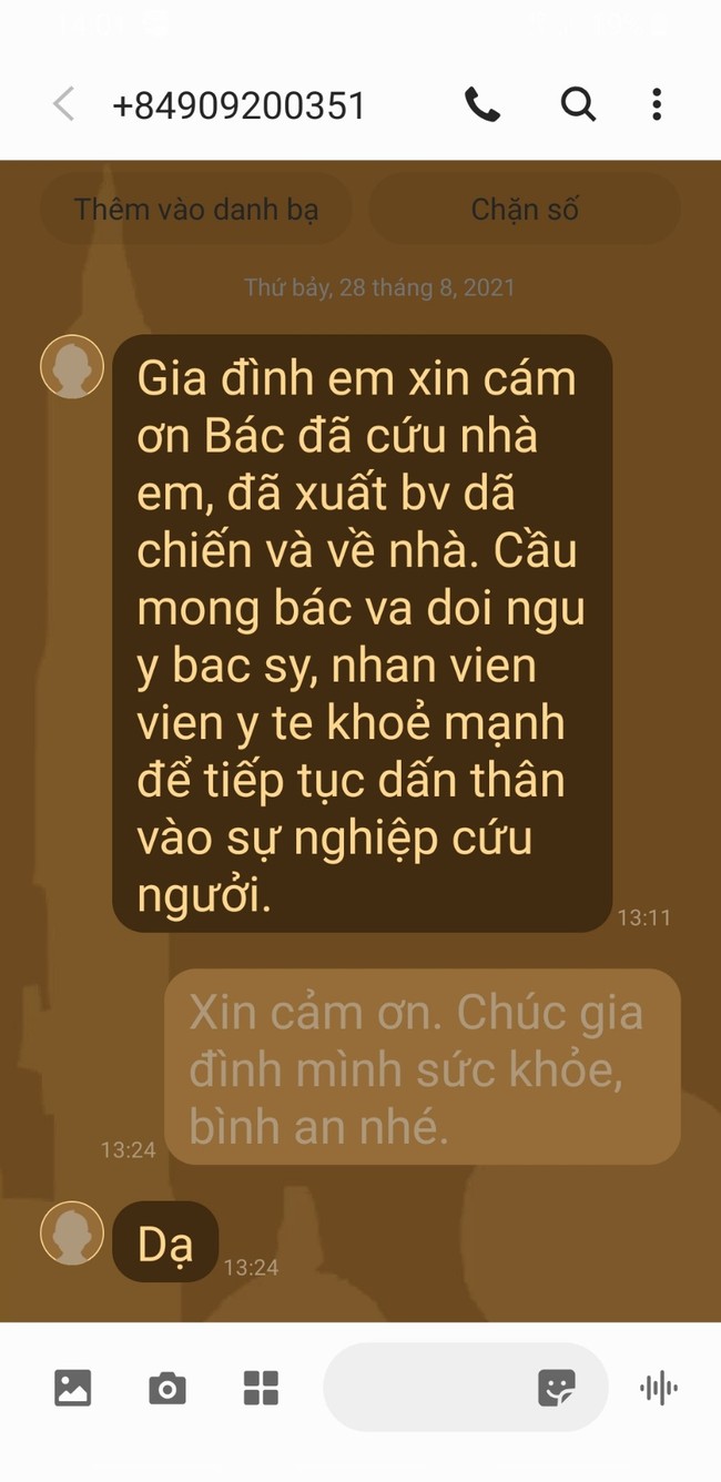 Những bức thư chứa đựng tình cảm của nhiều F0 gửi y bác sĩ Đồng Nai - Ảnh 4.