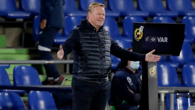 Barcelona thắng Getafe, vì sao HLV Koeman nổi nóng với CĐV nhà? - Ảnh 1.