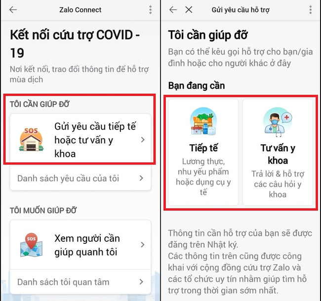 Lâm Đồng: Áp dụng tính năng Zalo Connect kết nối cứu trợ Covid-19 - Ảnh 1.