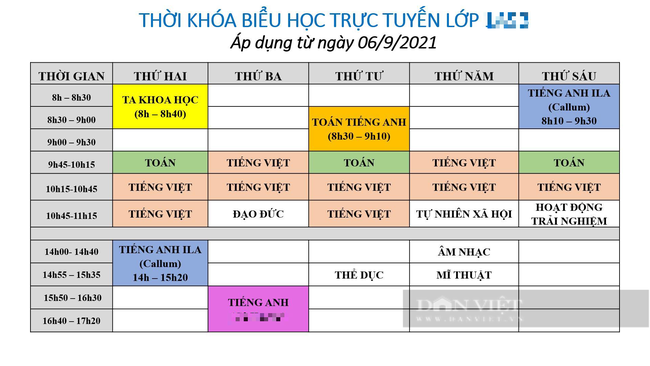 Phụ huynh hốt hoảng với lịch học online của con vào lớp 1: Tuần học 28 tiết, có ngày &quot;cày&quot; tới 3 ca - Ảnh 2.