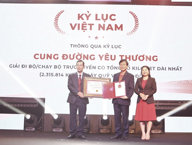Giải Đi/Chạy bộ &quot;Dai-ichi - Cung Đường Yêu Thương 2021&quot; nhận kỷ lục Việt Nam - Ảnh 1.