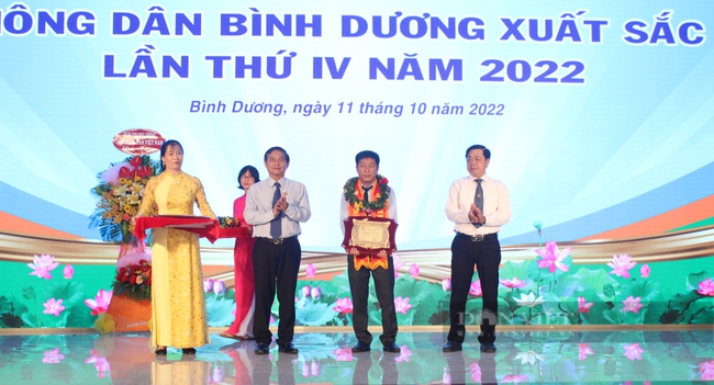 giải thưởng nông dân Bình Dương xuất sắc lần thứ IV năm 2022