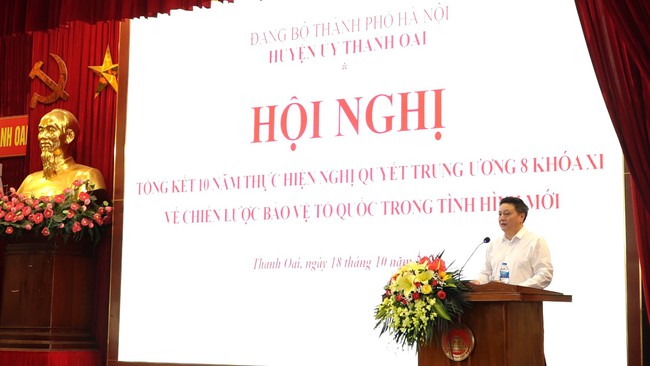 Tỷ lệ hộ nghèo toàn huyện Thanh Oai giảm xuống 0,32% - Ảnh 1.