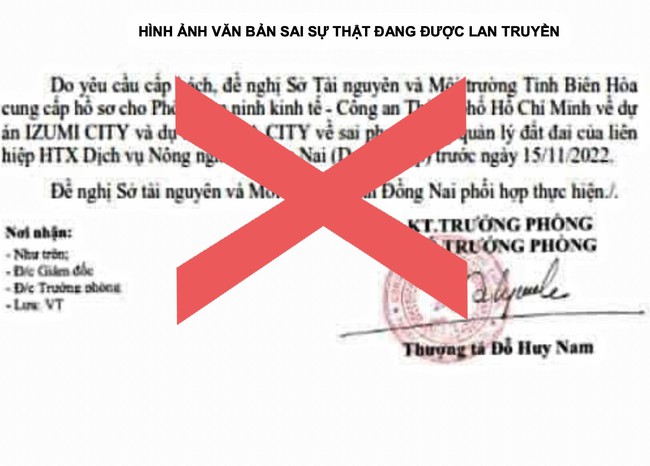 Công an TP.HCM thông tin về hồ sơ dự án Aquacity, Izumicity  - Ảnh 1.