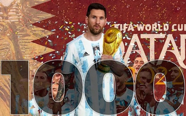 Messi vô địch World Cup ở trận đấu thứ 1.000? - Ảnh 1.
