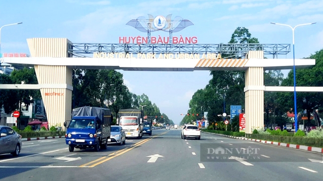 Huyện Bàu Bàng đang đặt mục tiêu trở thành thủ phủ công nghiệp mới của tỉnh Bình Dương. Ảnh: T.L