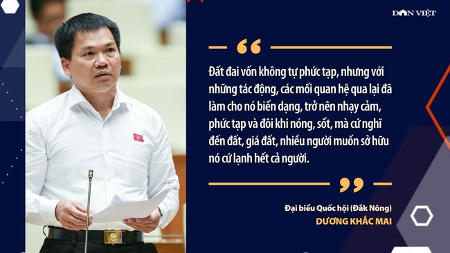 Những ý kiến nổi bật đáng chú ý tại phiên thảo luận Luật Đất đai (sửa đổi) tại hội trường Quốc hội - Ảnh 10.