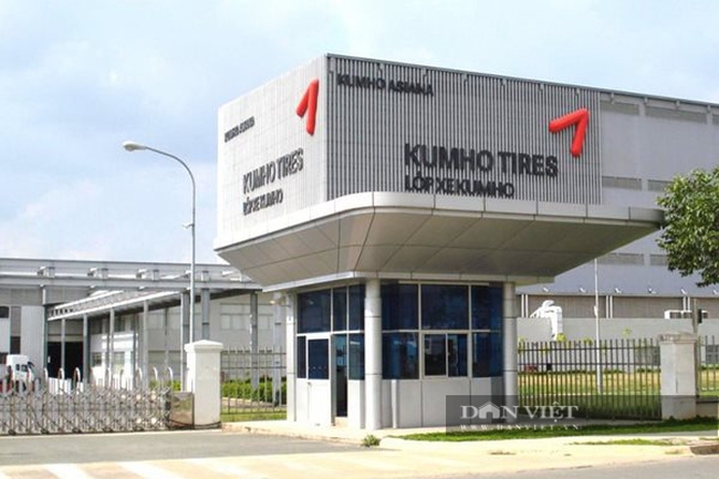 Công ty TNHH Lốp Kumho ở KCN Mỹ Phước 3 (huyện Bến Cát). Ảnh: Trần Khánh