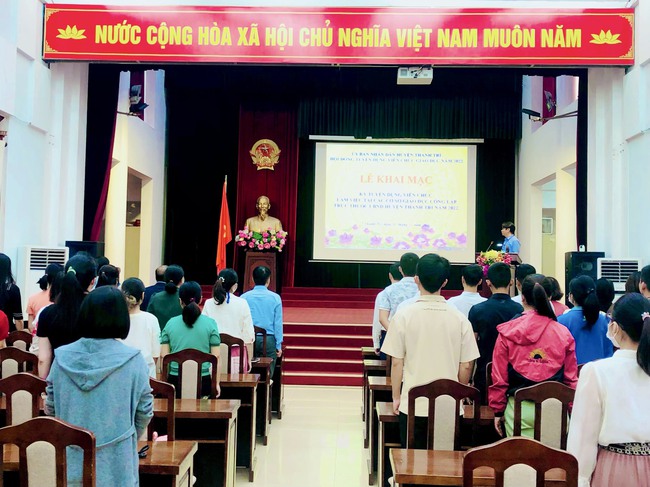 Có bao nhiêu người dự thi viên chức ngành giáo dục năm 2022 của huyện Thanh Trì? - Ảnh 1.