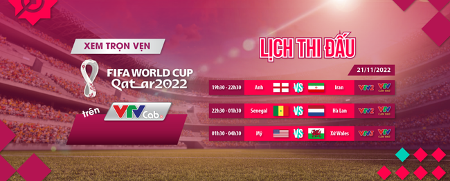 Lịch phát sóng trực tiếp World Cup 2022 ngày 21/11 trên VTV - Ảnh 1.