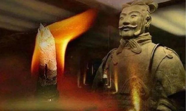 Mở mộ Tần Thủy Hoàng, sửng sốt thấy &quot;ngọn lửa ma&quot; ngàn năm bất tử - Ảnh 1.