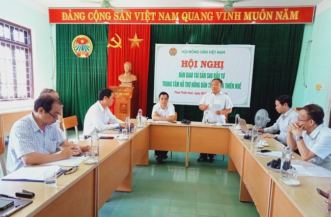 Hội Nông dân Việt Nam bàn giao tài sản sau đầu tư Trung tâm Hỗ trợ nông dân tỉnh TT-Huế - Ảnh 2.