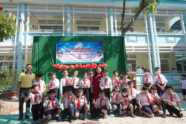 Phân bón Cà Mau khánh thành thêm 6 phòng học mới tại Đồng Tháp - Ảnh 1.