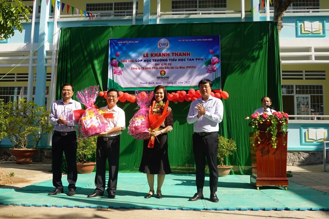 Phân bón Cà Mau khánh thành thêm 6 phòng học mới tại Đồng Tháp - Ảnh 3.