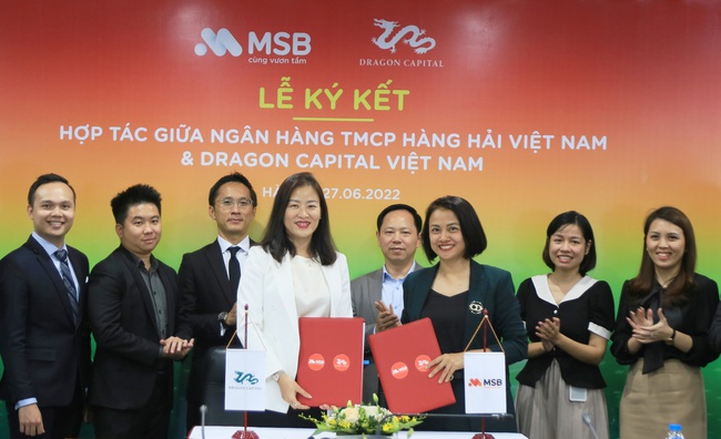 MSB ký kết hợp tác với Dragon Capital ra mắt sản phẩm đầu tư cho khách hàng ưu tiên - Ảnh 1.