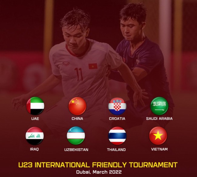 U23 Việt Nam dự giải đấu quốc tế tại UAE, đối đầu U23 Croatia - Ảnh 1.