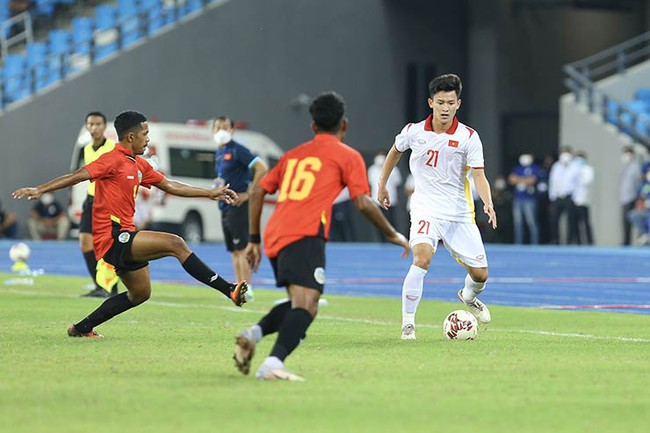 Thắng U23 Đông Timor trên loạt sút luân lưu, U23 Việt Nam đoạt vé vào chung kết - Ảnh 1.