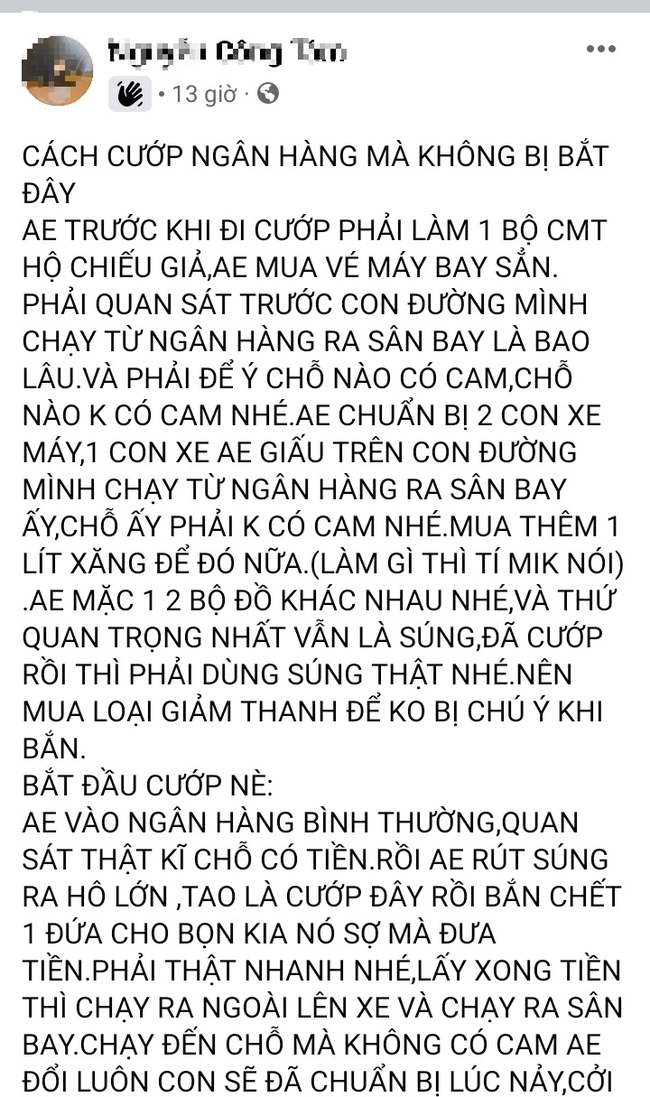 Từ 2 cướp ngân hàng tại Hà Nội: Trong nhóm &quot;hội những người vỡ nợ muốn làm liều&quot; có gì? - Ảnh 6.