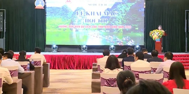 Ninh Bình: Khai mạc hội thi hướng dẫn viên du lịch giỏi năm 2022 - Ảnh 3.