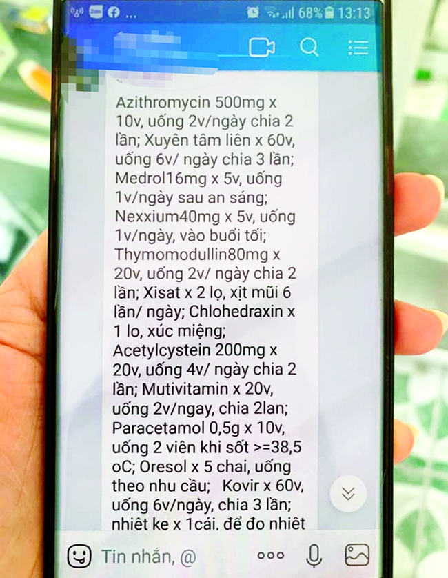 F0 tại nhà: Không sử dụng tùy tiện các toa thuốc lan truyền trên mạng xã hội (bài cuối) - Ảnh 1.