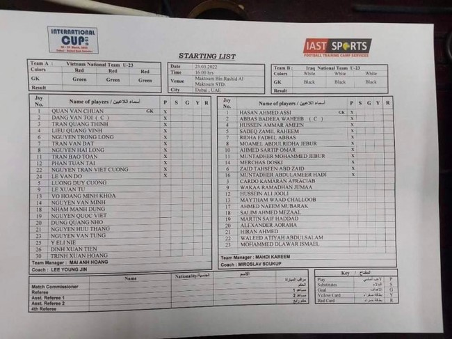 Xuất hiện “cú lừa” trong trận U23 Việt Nam hoà U23 Iraq - Ảnh 1.