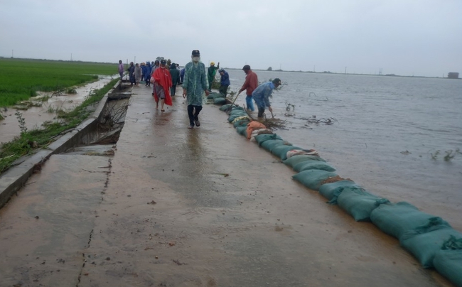 TT-Huế: Bộ đội dầm mưa giúp dân cứu lúa, hồ thủy điện dung tích 820 triệu m3 được lệnh xả nước - Ảnh 3.