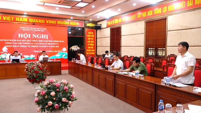 Huyện uỷ Thanh Oai họp giao ban đánh giá kết quả thực hiện Chương trình 07 quý I năm 2022

 - Ảnh 3.