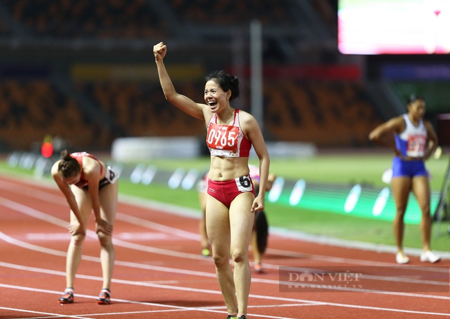 &quot;Nữ hoàng điền kinh&quot; Nguyễn Thị Huyền khát vọng giành HCV ở SEA Games 31 - Ảnh 1.