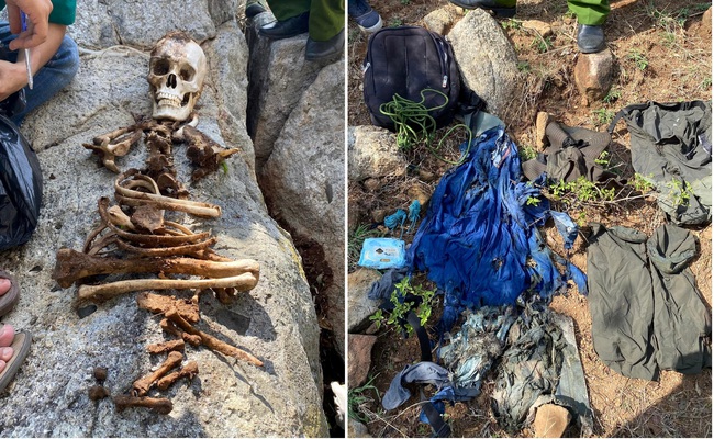 Ninh Thuận: Phát hiện bộ xương người ở rừng phòng hộ ven biển Thuận Nam - Ảnh 1.
