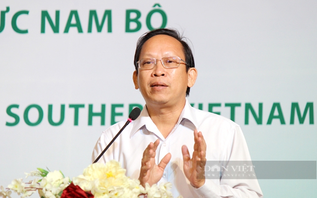 Ông Nguyễn Đình Xuân – Giám đốc sở NNPTNT tỉnh Tây Ninh phát biểu tại hội thảo. Ảnh: Trần Khánh