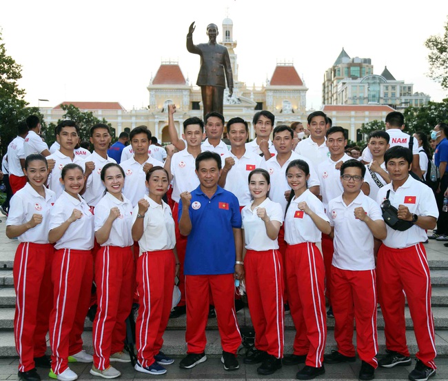 TP.HCM tổ chức họp mặt và giao lưu Đoàn thể thao Việt Nam tham dự SEA Games 31 - Ảnh 7.