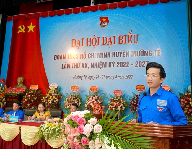 Đại hội đại biểu Đoàn TNCS Hồ Chí Minh huyện Mường Tè lần thứ XX, nhiệm kỳ 2022 – 2027 - Ảnh 2.