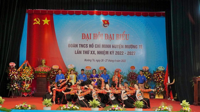 Đại hội đại biểu Đoàn TNCS Hồ Chí Minh huyện Mường Tè lần thứ XX, nhiệm kỳ 2022 – 2027 - Ảnh 1.