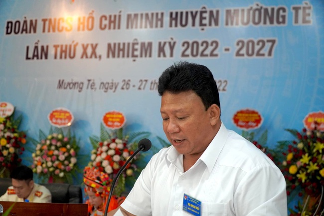 Đại hội đại biểu Đoàn TNCS Hồ Chí Minh huyện Mường Tè lần thứ XX, nhiệm kỳ 2022 – 2027 - Ảnh 3.