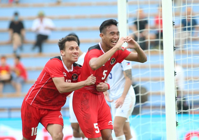 Thảm bại 0-4 trước U23 Indonesia, U23 Philippines chính thức bị loại ở SEA Games 31 - Ảnh 1.