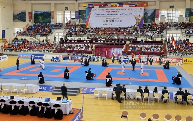 Sôi nổi ngày đầu diễn ra môn Karate SEA Games 31 tại Ninh Bình - Ảnh 2.