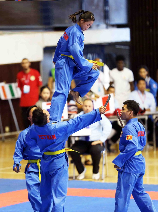 Nhà vô địch SEA Games 31 môn Kickboxing tiếp tục tranh tài ở Vovinam - Ảnh 3.