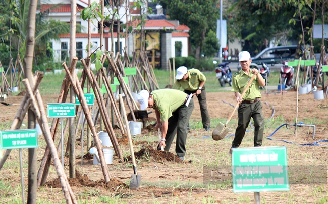 Giai đoạn 2021-2025, TP.HCM trồng 10 triệu cây xanh. Ảnh: Nguyên Vỹ