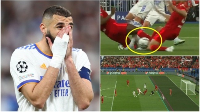 Vì sao bàn thắng của Benzema vào lưới Liverpool không được công nhận? - Ảnh 2.