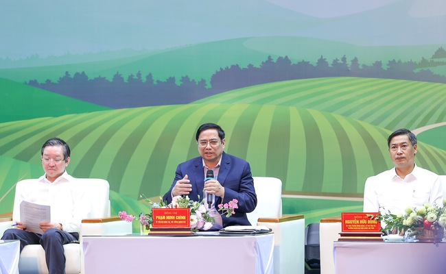 Thủ tướng Chính phủ Phạm Minh Chính đang đối thoại với nông dân Việt Nam lần thứ 4 - Ảnh 5.