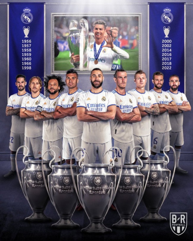 9 cầu thủ Real Madrid sánh ngang Ronaldo, đi vào lịch sử Champions League - Ảnh 1.