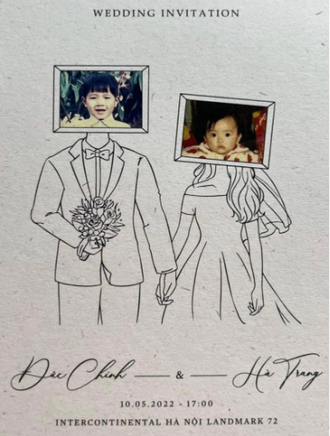 Wedding invitation card with unique style of Ha Duc Chinh - Photo 1.