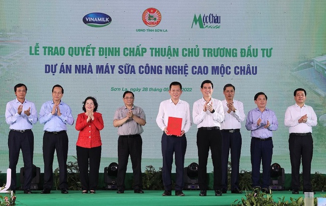 Mộc Châu Milk và Vinamilk chính thức ra mắt và khởi công dự án “Tổ hợp Thiên Đường sữa Mộc Châu” - Ảnh 4.