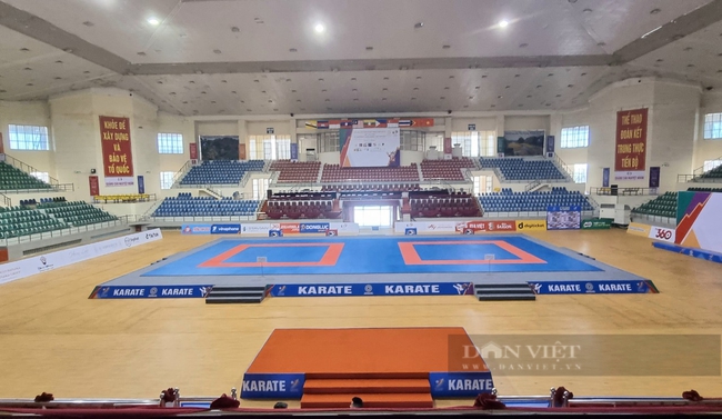 Nhà thi đấu Ninh Bình sẵn sàng tổ môn Karate SEA Games 31 - Ảnh 2.