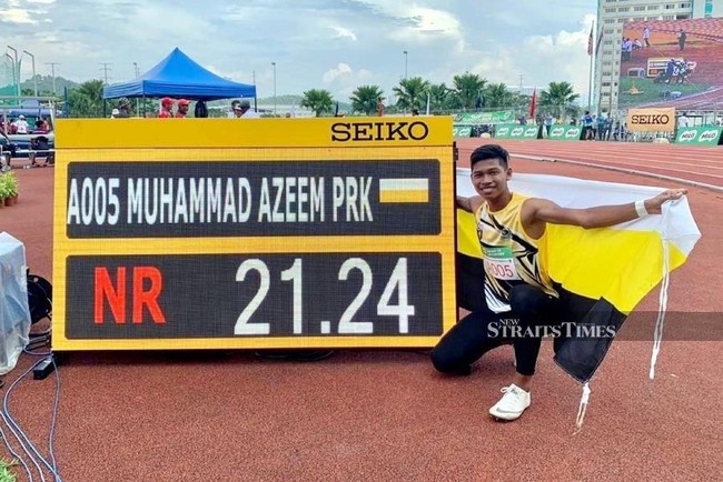 Malaysia đặt trọng trách giữ “vàng” lên chân chạy thiếu niên Muhammad Azeem Fahmi - Ảnh 1.