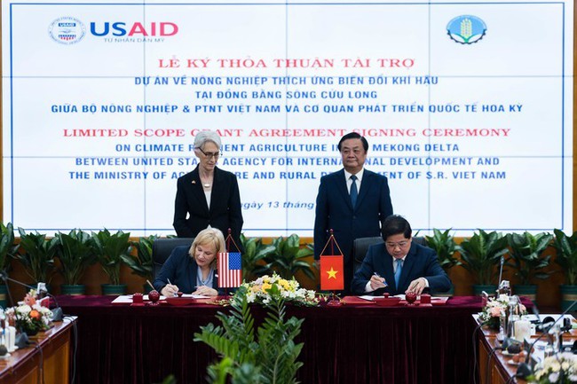 USAID tài trợ 50 triệu USD hỗ trợ Đồng bằng sông Cửu Long ứng phó biến đổi khí hậu - Ảnh 1.