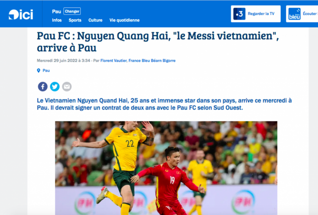 Xác định thời điểm Quang Hải chính thức ra mắt Pau FC - Ảnh 1.