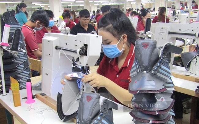 Công nhân làm việc tại một doanh nghiệp dệt may địa bàn tỉnh Tây Ninh. Ảnh: Trúc Ly