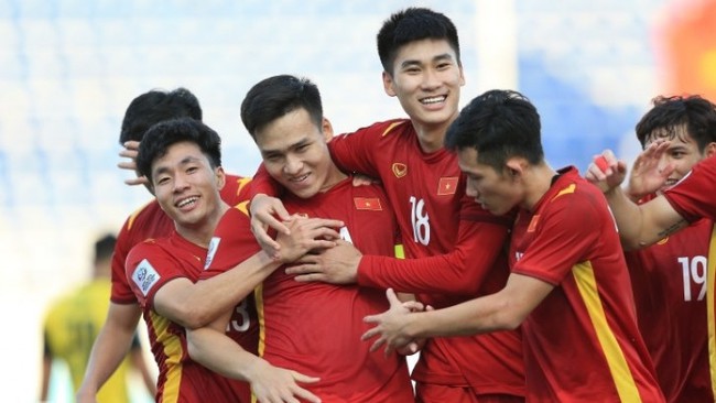 Winning tickets to the quarterfinals of U23 Asia 2022, U23 Vietnam received a 